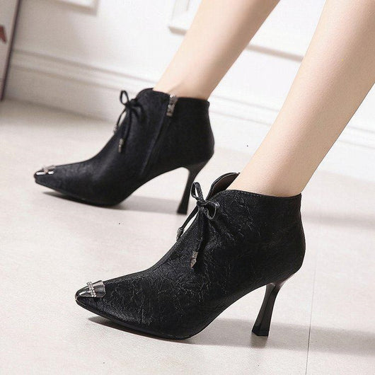 Botas Stiletto de Tacón Puntiagudo Estilo Coreano - Image 7