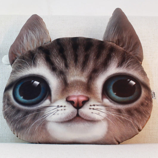 Almohada Gato de Peluche para Sofá y Cama - Image 3