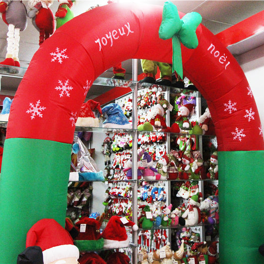 Arco Inflable Papá Noel y Muñeco de Nieve - Image 9
