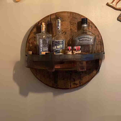 Mesa de Exhibición y Almacenamiento para Whiskey y Vino en Madera - Image 6