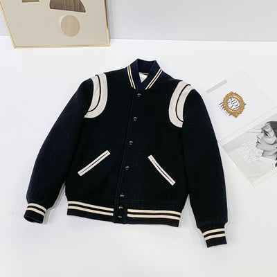 Chaqueta de Cuero Unisex con Costuras Estrella Negro y Blanco - Image 11