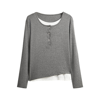 Blusa Larga Suelta Casual Versátil para Mujer - Image 3