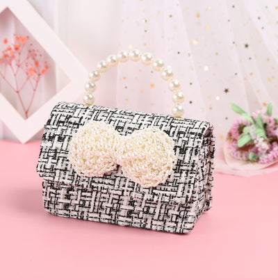 Bolso Mensajero Doble Propósito con Detalle de Moño Perla