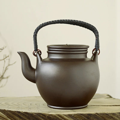Juego de Té de Cerámica Púrpura de Gran Capacidad - Image 2