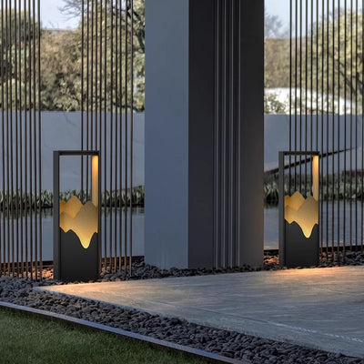 Lámpara Solar de Jardín Estilo Chino Moderno - Image 3