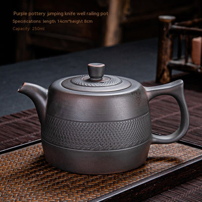 Juego de Té Kung Fu en Cerámica de Arcilla Púrpura - Image 5
