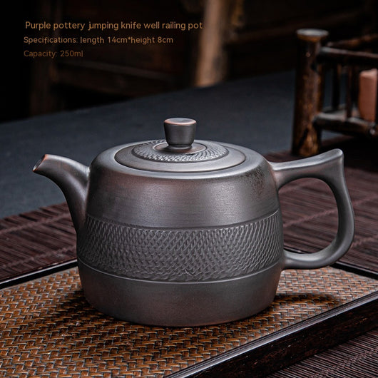 Juego de Té Kung Fu en Cerámica de Arcilla Púrpura - Image 5