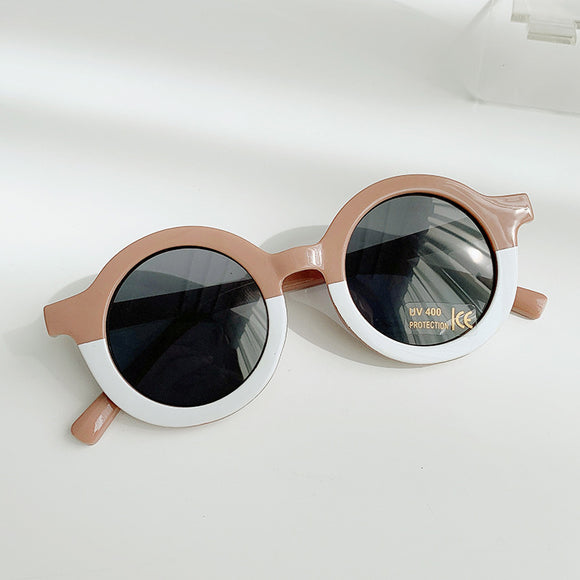 Gafas de Sol Infantiles Montura Redonda con Protección UV Total