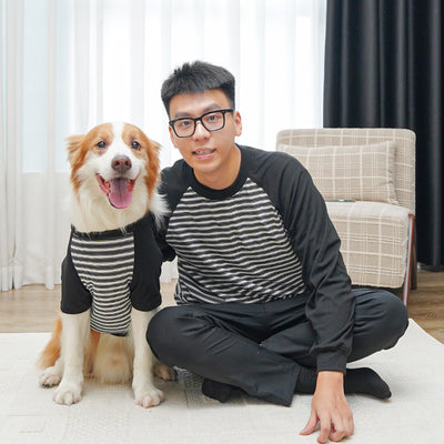 Camiseta Rayada para Perros Grandes - Ropa Cómoda y Protectora - Image 8