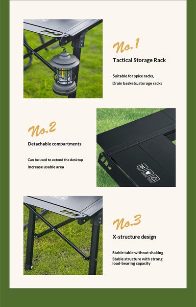 Mesa Táctica Plegable de Aleación de Aluminio - Image 13