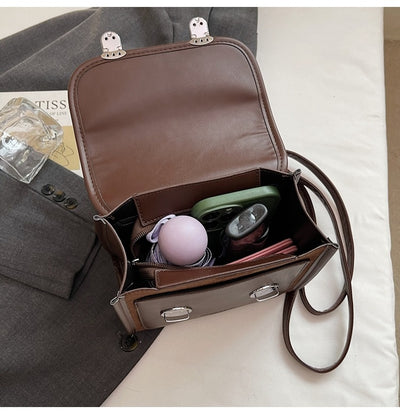 Bolsa Mensajera Cuadrada Texturizada para Mujer - Compacta y Versátil - Image 38