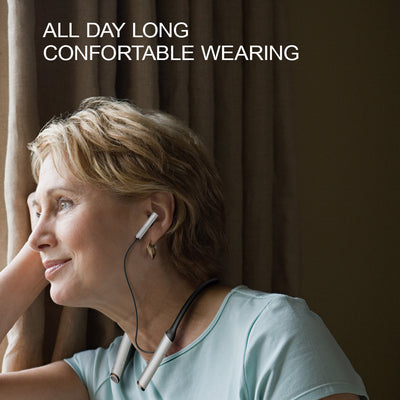 Auriculares Colgantes Bluetooth con Auxiliar para Audición - Image 9