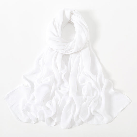 Pañuelo Modal Rayon Malayo Indonesio Colores Sólidos Transpirable - Image 16