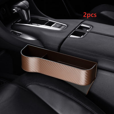Organizador de Asiento Auto - Caja de Almacenamiento PU para Espacios Laterales - Image 7
