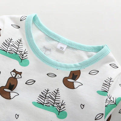 Enterizo de Manga Larga con Estampado Infantil para Bebé Otoño - Image 8