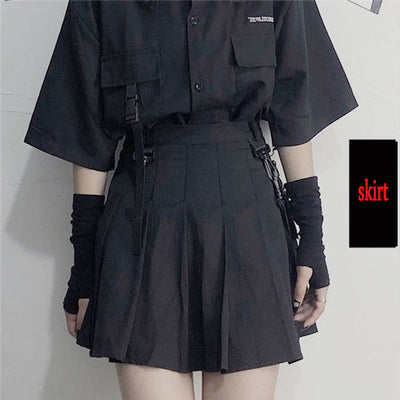 Camisa Oversized de Líneas Oscuras para Mujer - Estilo Boyfriend Atemporal - Image 8