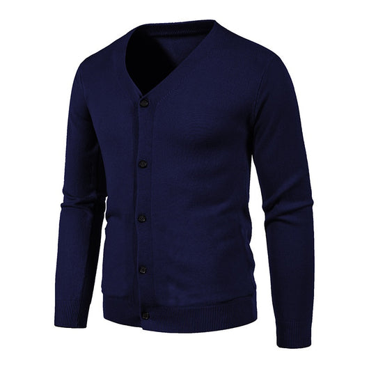 Cardigan de Punto para Hombre - Suéter V-Neck Moderno y Versátil - Image 24