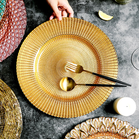 Bandeja de Cristal para Frutas y Aperitivos - Elegancia Moderna para tu Sala - Image 13