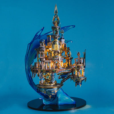 Puzzle 3D Metálico Atlantis - Modelo de Ensamblaje Tridimensional - Image 10