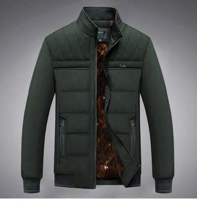 Chaqueta Acolchada de Invierno para Hombre con Cuello Alto - Image 22