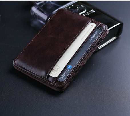 Billetera Compacta para Hombre con Compartimento de Monedas y Tarjetas - Image 4