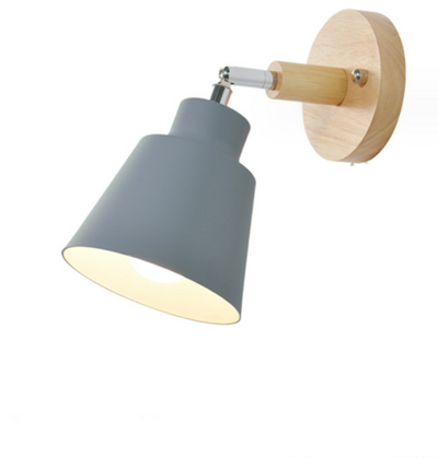 Lámpara de Pared Minimalista de Madera con Cierre - Image 9