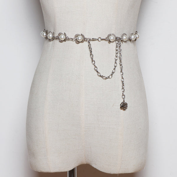 Cadena de Cintura de Perlas para Mujer - Accesorio Versátil y Elegante