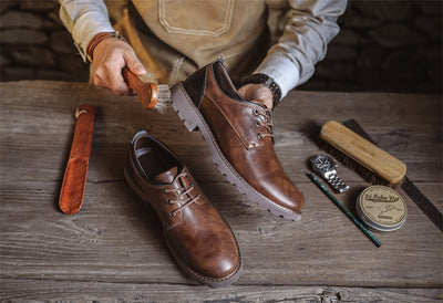 Zapatos Casuales de Cuero Estilo Británico Retro para Hombre - Image 13