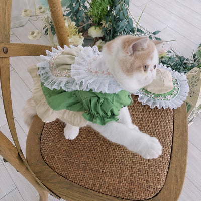 Disfraz Lolita para Mascotas - Traje de Sirvienta con Sombrero - Image 8