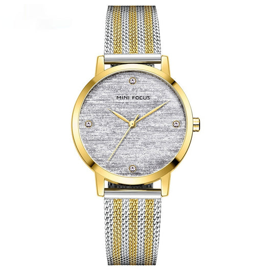 Reloj Silk Dial con Malla de Diamantes - Image 5
