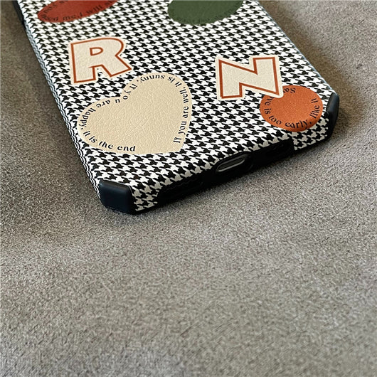 Funda Protectora Antigolpes Estampado Cuadrícula Alfabeto Inglés - Image 8