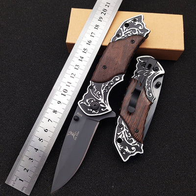 Cuchillo Táctico Plegable de Alta Dureza para Defensa Personal - Image 2