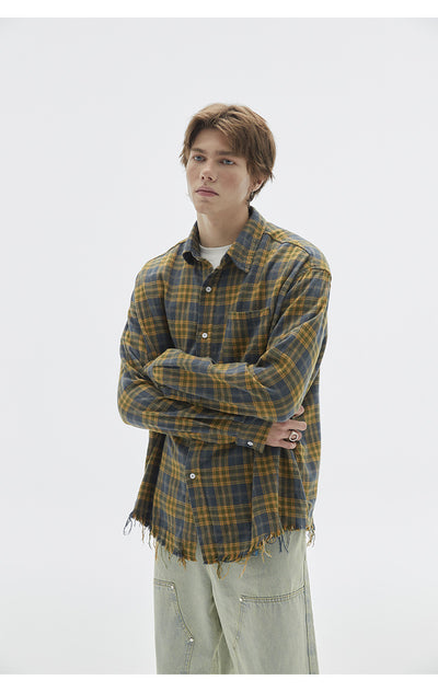 Camisa de Cuadros Vintage con Textura Brushed - Image 11