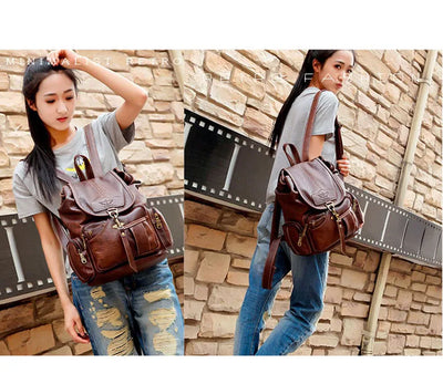 Mochila Retro para Mujer - Diseño Moderno y Funcional - Image 15