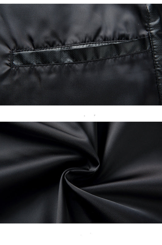 Chaqueta Impermeable con Plumón y Cuello de Lana para Hombre - Image 10