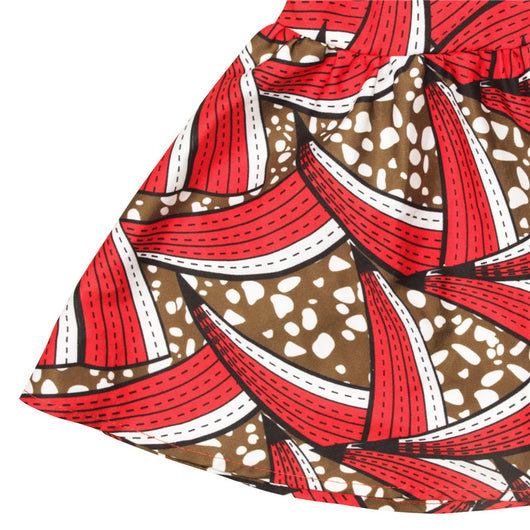 Vestido Otoñal para Mujer con Mangas Volantes Tres Cuartos e Impresión Digital - Image 9