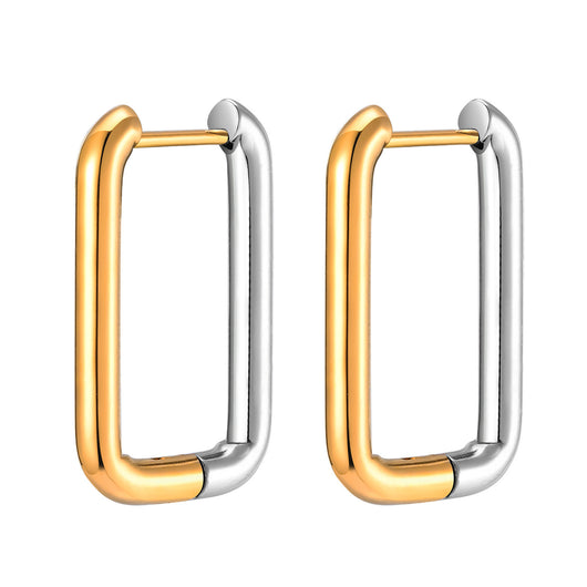 Aretes Dorados Degradados en Acero Titanio - Diseño Exclusivo Hipoalergénico - Image 9
