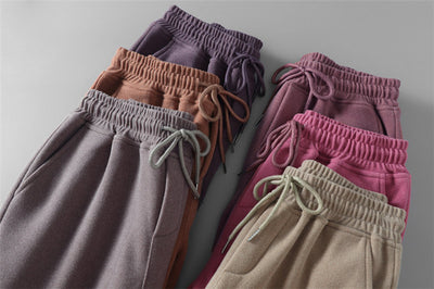 Pantalones Holgados de Cintura Alta con Cordones y Encaje - Image 11