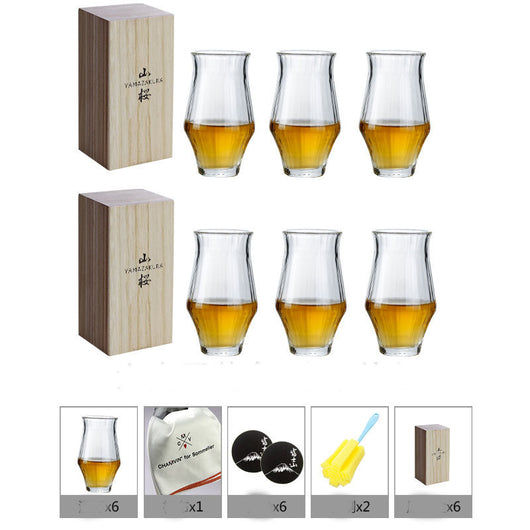 Vaso Retro para Whiskey con Patrón Geométrico Vertical - Image 4