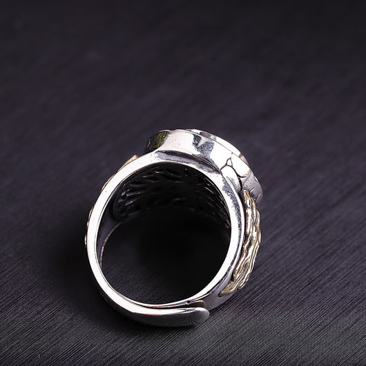 Anillo de Ágata Negra Minimalista para Hombre - Image 12
