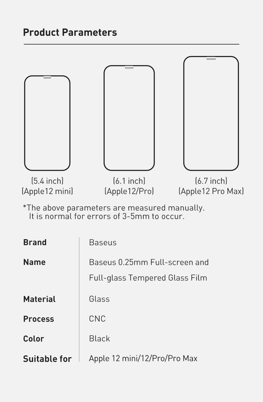 Protector de Pantalla Cristal Templado 0.25mm para iPhone 12 Mini - Image 23