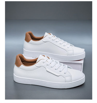Tenis Blancos Casuales para Hombre Corte Bajo Primavera - Image 15