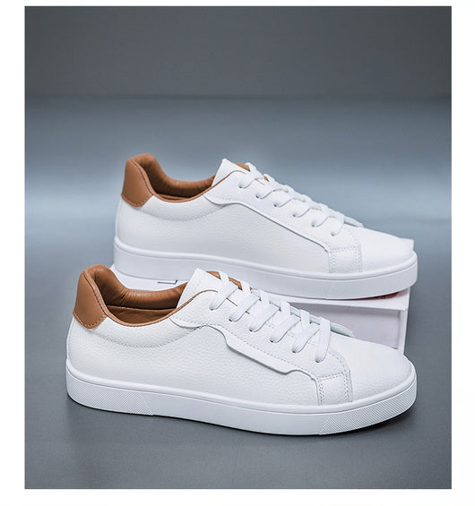 Tenis Blancos Casuales para Hombre Corte Bajo Primavera - Image 15