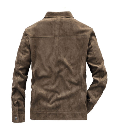Chaqueta de Gamuza Terciopelada Slim Fit para Hombre - Image 9