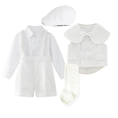 Chaleco Casual Blanco para Niños - Conjunto Elegante - Image 12