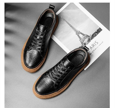 Zapatos de Cuero Británico Transpirables - Estilo Casual y Versátil - Image 12