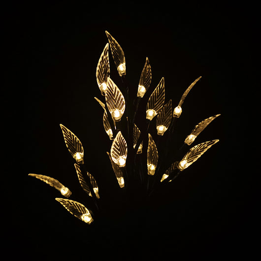 Luz Solar Decorativa Rama de Hojas para Jardín y Césped - Image 8