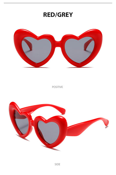 Gafas de Sol Forma de Corazón Marco Grueso Amor - Image 18