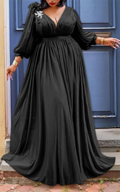 Vestido Ejecutivo Talla Grande para Mujer - Estilo Europeo y Americano - Image 5