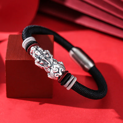 Pulsera Nudo Diamante Brave en Plata Pura 99 - Image 4